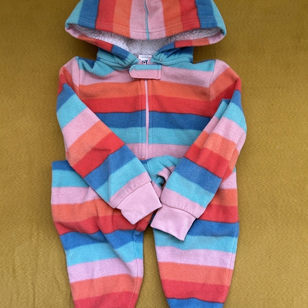 Gymboree Multicolor hooded one piece